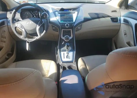 2012 Hyundai Elantra Gls from USA, damaged, VIN 5NPDH4AE4CH120967